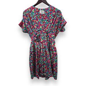Vintage Jeremy Scott Floral Sundress Minidress Size 5/6